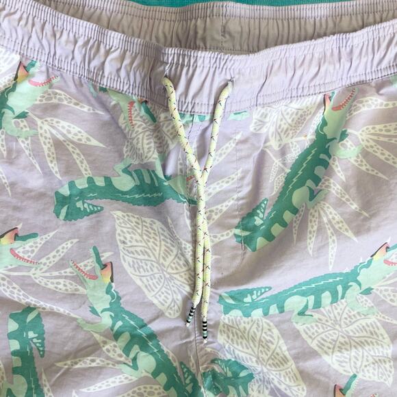 Original Use Men’s Purple Pastel Alligator Swim Trunks Size XL - Picture 3 of 5